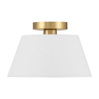 1-Light Ceiling Light in Natural Brass