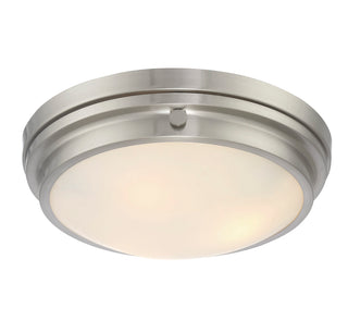 Lucerne 3-Light Ceiling Light in Satin Nickel