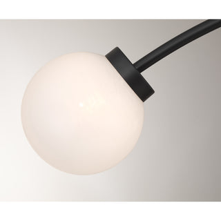 Redfield 5-Light Semi-Flush in Matte Black