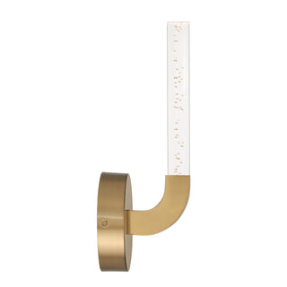 Del Mar 1-Light LED Wall Sconce in Warm Brass by Breegan Jane
