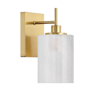 1-Light Wall Sconce in Natural Brass