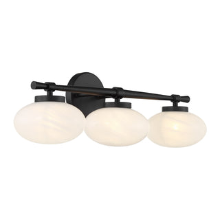 Barrow 3-Light Bathroom Vanity Light in Matte Black