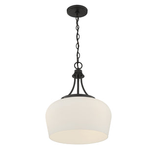Octave 3-Light Pendant in Matte Black