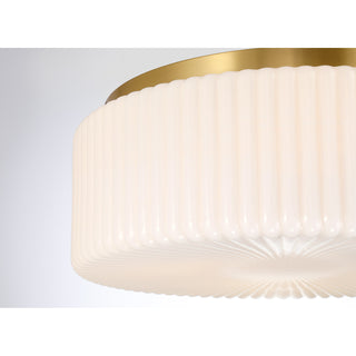 Edgemont 4-Light Ceiling Light in Warm Brass