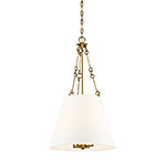 Austin 4-Light Pendant in Warm Brass
