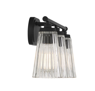 Chantilly 3-Light Bathroom Vanity Light in Matte Black
