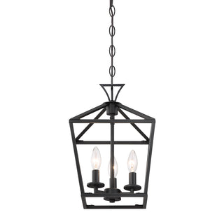 Townsend 3-Light Pendant in Matte Black