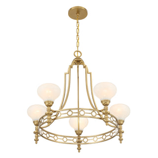 Allston 5-Light Chandelier in Warm Brass
