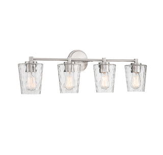 Ballas 4-Light Bathroom Vanity Light in Satin Nickel