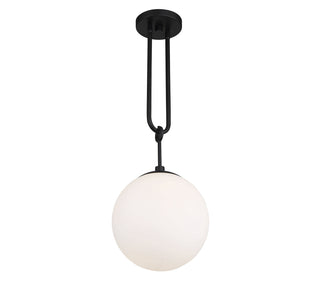 Becker 1-Light Pendant in Matte Black