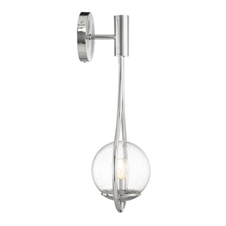 Encino 1-Light Wall Sconce in Polished Chrome