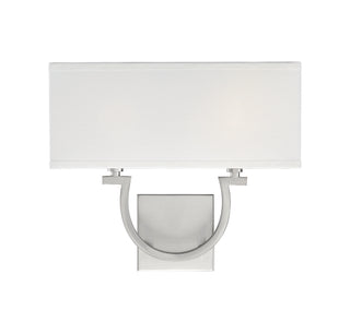 Rhodes 2-Light Wall Sconce in Satin Nickel