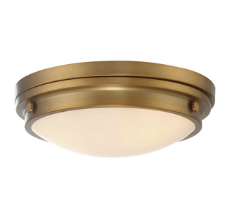 Lucerne 3-Light Ceiling Light in Warm Brass