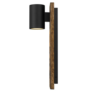 Woodone Wall Sconce  Sand Black