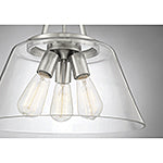 Calhoun 3-Light Pendant in Satin Nickel