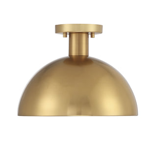 1-Light Ceiling Light in Natural Brass