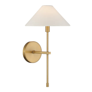 Avon 1-Light Wall Sconce in Warm Brass