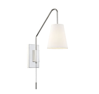 Owen 1-Light Adjustable Wall Sconce in Polished Nickel