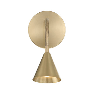 Pharos 1-Light Wall Sconce in Noble Brass by Breegan Jane