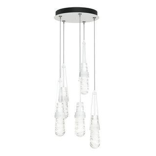 Link 5-Light Blown Glass Pendant