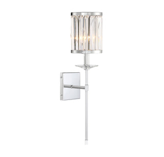 Ashbourne 1-Light Wall Sconce in Polished Chrome