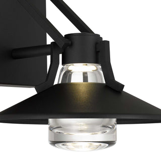 Radiant Wall Sconce  Sand Black