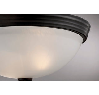 2-Light Ceiling Light in English Bronze