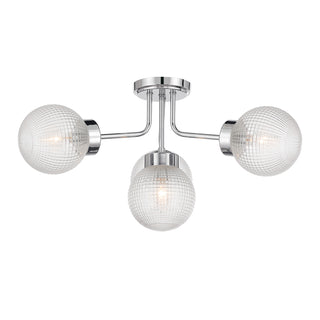 Coral 4-Light Semi-Flush in Chrome