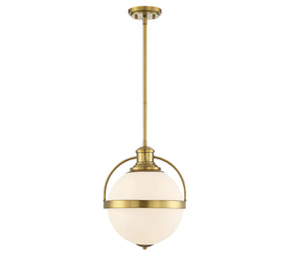 Westbourne 1-Light Pendant in Warm Brass
