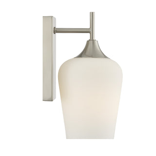 Octave 1-Light Wall Sconce in Satin Nickel