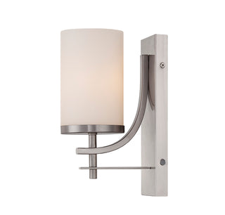 Colton 1-Light Wall Sconce in Satin Nickel