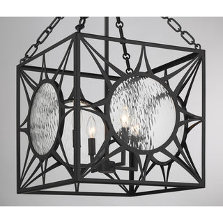 Balfour 4-Light Pendant in Matte Black