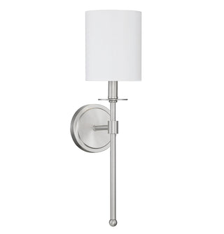 1-Light Wall Sconce in Brushed Nickel