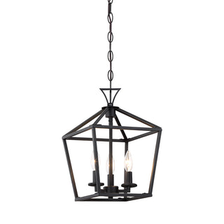 Townsend 3-Light Pendant in Matte Black