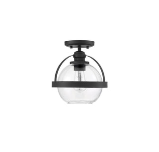 Pendleton 1-Light Ceiling Light in 
Matte Black