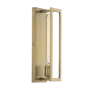Clifton 1-Light Wall Sconce in Warm Brass
