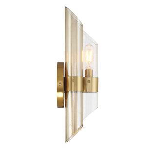 Biltmore 1-Light Wall Sconce in Warm Brass