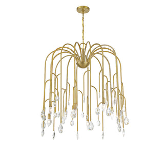 Anholt 8-Light Chandelier in Noble Brass