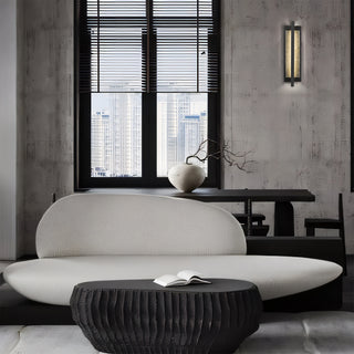 Dakota Wall Sconce  Sand Black