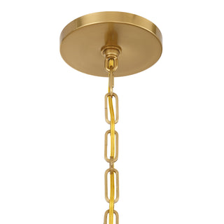 Allston 8-Light Chandelier in Warm Brass