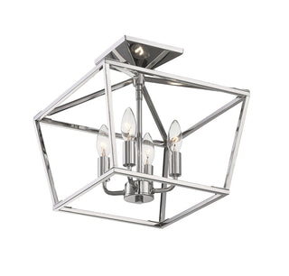 Townsend 4-Light Ceiling Light in Polished Nickel