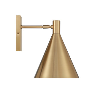 Pharos 1-Light Adjustable Wall Sconce in Noble Brass by Breegan Jane