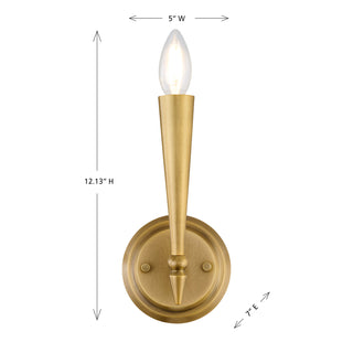 Tremont 1-Light Wall Sconce in Riviera Brass