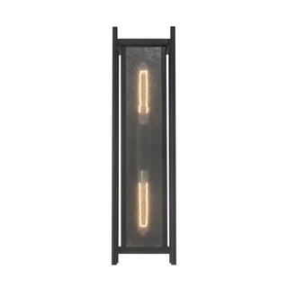 Jacobs 2-Light Outdoor Wall Lantern in Matte Black