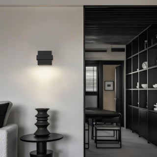 Summit Wall Sconce  Sand Black