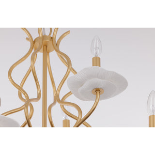 Lilly 9-Light Chandelier in Royal Gold by Breegan Jane