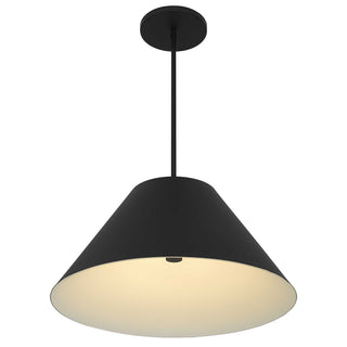 Jaz 22 Inch Outdoor Pendant in Sand Black Finish