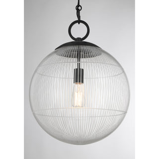 Cabot 1-Light Pendant in Matte Black