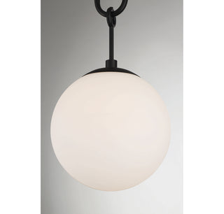 Becker 1-Light Pendant in Matte Black