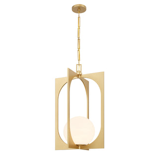 Harding 1-Light Pendant in Spun Gold
